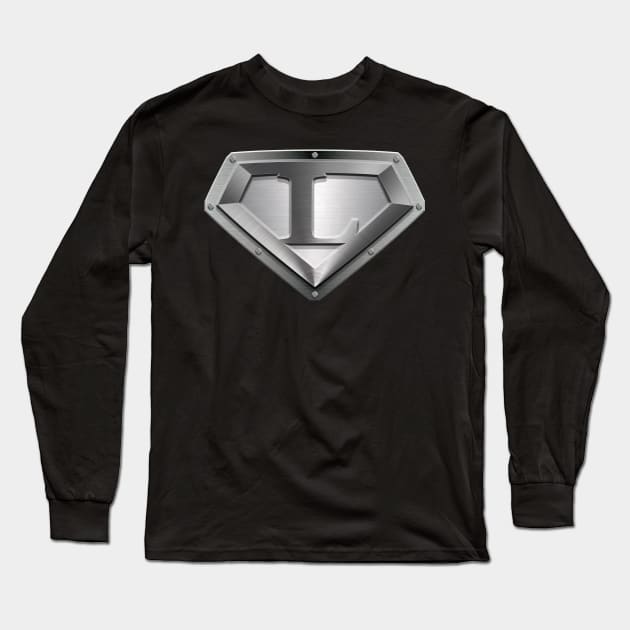 Super Sleek Style L Symbol Long Sleeve T-Shirt by TheGraphicGuru